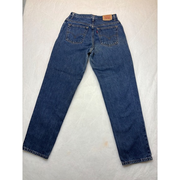 Levis 550 Relaxed‎ Tapered Jeans Blue Denim Womenswear Retro Style - Picture 3 of 8